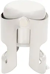 Mimo Style Tampa Para Champagne, Feito de Aço Inoxidável, ABS e Silicone. Resistente e Durável Ajuda a Conservar o Espumante Após Aberto Por até Uma Semana de um Modo Simples e Fácil
