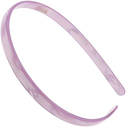 Camila Paris SB932 French Headband for Women, Handmade Purple, Strong Hold Grip Women's Hair Band, Ligth and Very Flexible, No Slip and Durable Styling Girls Hair Accessories, Made in France