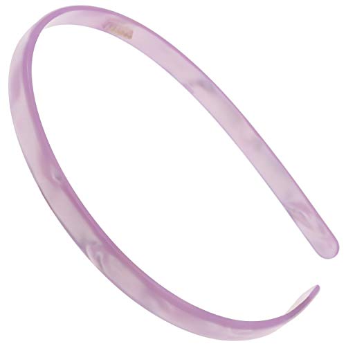 Camila Paris Sb932 French Headband For Women, Handmade Purple, Strong Hold Grip Women's Hair Band, Ligth And Very Flexible, No Slip And Durable Styling Girls Hair Accessories, Made In France #TOP4