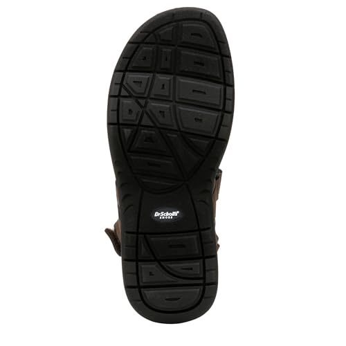 Dr. Scholl's Shoes Mens Granger Sandal Dark Brown 9 M4