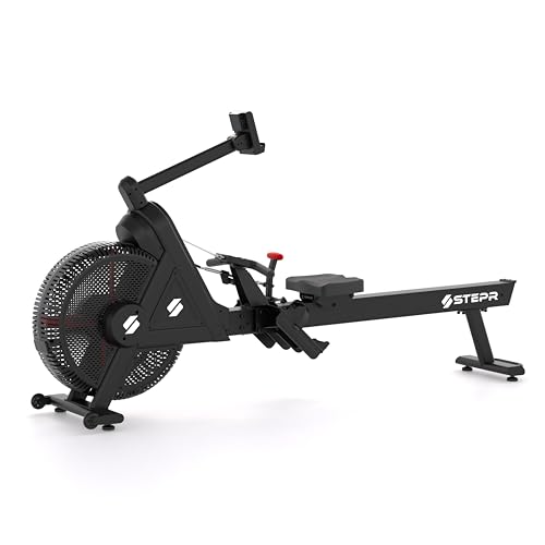 Image of STEPR Rower XL VPR - Rowing Machine with Boat-Inspired Ergonomics | Row Machine with Backlit Console, VPR Technology and Commercial Build