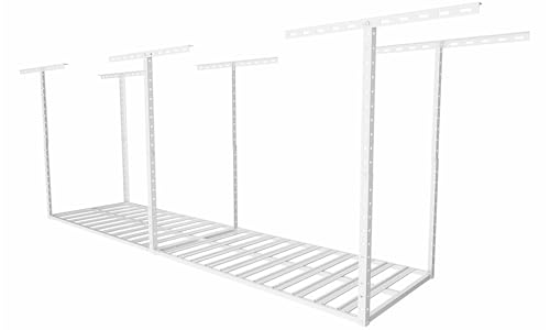 SunsGrove 2x8 Garage Storage Overhead Rack Organization, Adjustable Ceiling Mounted Storage Racks, 800LBS Weight Capacity, 22