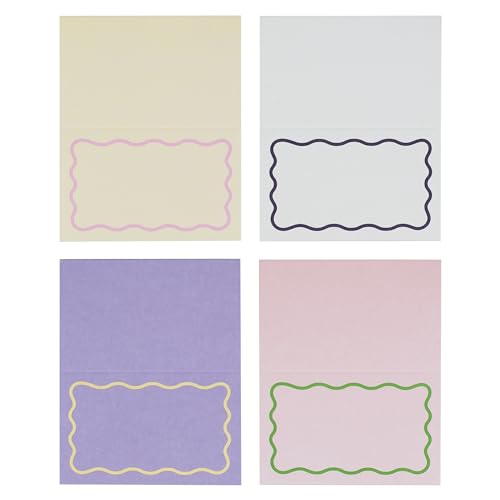 Ginger Ray Pastel Lilac Yellow Green & Pink Birthday Party Place Card Holders 10 Pack