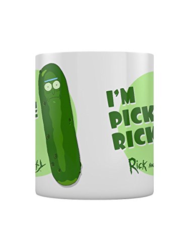 Pyramid MG24862 Morty Pickle Rick Coffee Mug, Porcelain, Multi-Colour,300ml