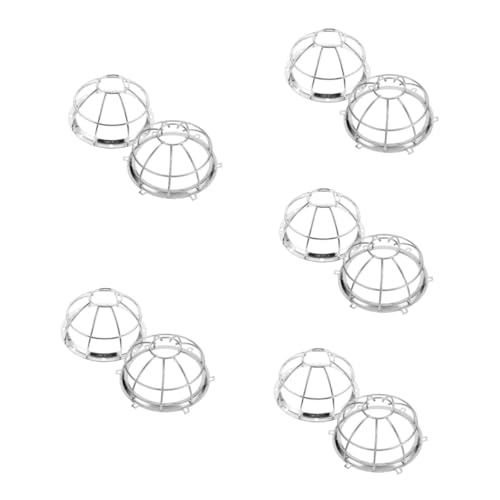 Protector para aspersores de 10 piezas con jaula de hierro transparente sin obstrucción. 2