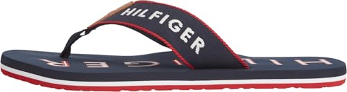 Tommy Hilfiger Sporty Hilfiger Beach Sandal Fm0fm05913, Chanclas Hombre, Blue (Desert Sky), 40 EU