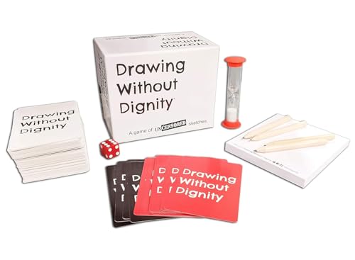 Image of Drawing Without Dignity Adult Party Game | Funny Drawing Card Game for Friends & Family | Multiplayer Game Night Game (21+ Years)
