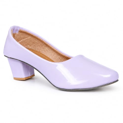 Image of Women's Block Heel Pumps | Comfortable Slip-On Office & Casual Heels | Stylish Women's Pumps