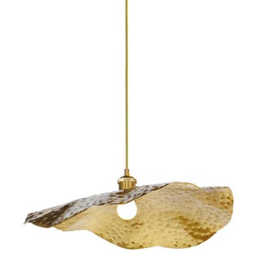 Lampe suspendu créatif moderne avec base E27 lustre en bronze pour salon et couloir