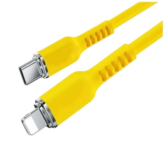 Cable de carga rápida tipo C de 100 W, de silicona líquida, cable de transmisión de datos (beige)