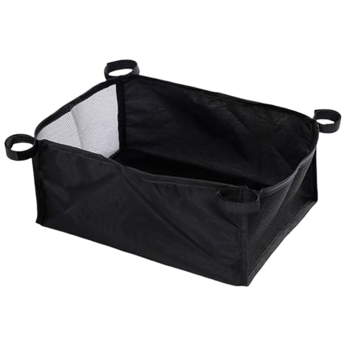 Panier de fond de poussette - Poux de stockage en filet pour poussette, panier inférieur universel de la poussette | Sac de rangement portable, organisateur...