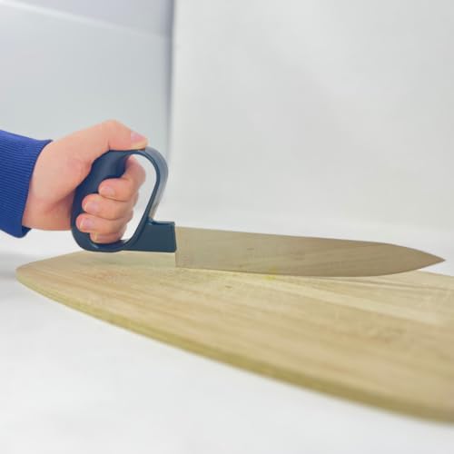 ATC Handels GmbH Ergonomische Messer REFLEX mit geschlossenem Griff und rostfreier Klinge - als Tranchiermesser oder Brotmesser Spülmaschinenfest bis 70°C (glatte Klinge)