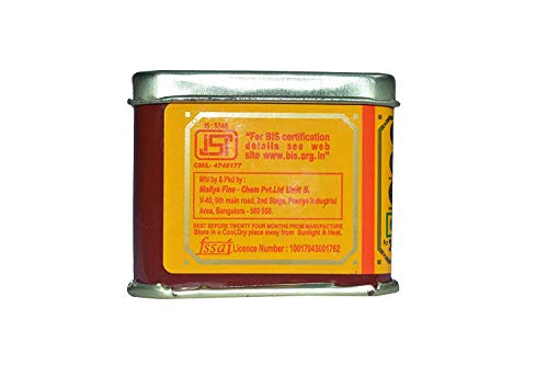 BUSH Synthetic Orange Red Food Colour Powder ( IH7802 , 100gms Tin)