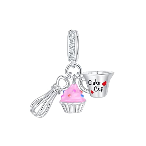 Image of LUXILLA Love You Best Friend Grandma Wife Heart Charm 925 Sterling Silver Charms Fit for Bracelets Necklace Jewelry Gift for Women
