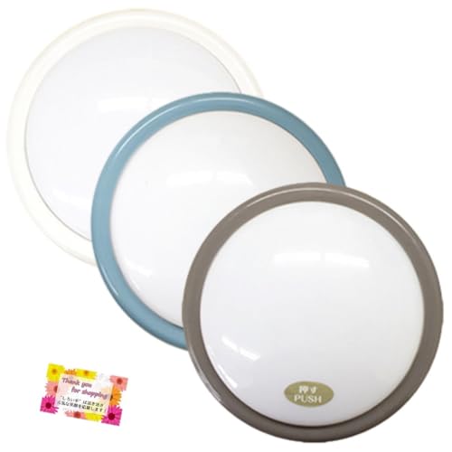 �y�����v�b�V���ŃI���I�t���ł��܂��I�z 3SMD LED�^�b�`���C�g 3�F�A�\�[�g ���a137x49mm �y2�Z�b�g�z