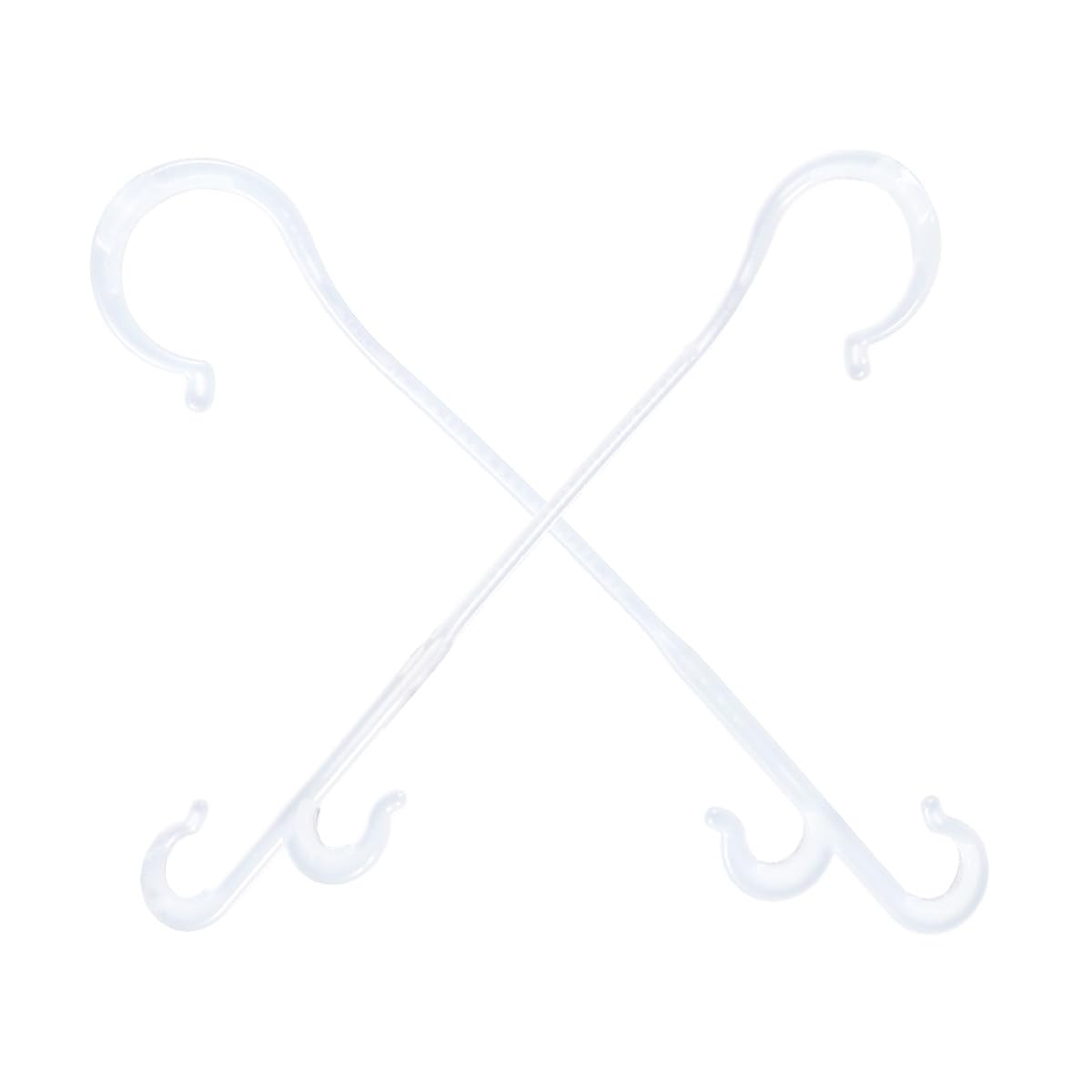 SHINEOFI Crochets Suspendre pour Plantes 850 Pcs, 13 CM, Support pour Tomates, Fruits et Légumes, Plastique Solide Blanc, Accessoires Serrage Jardin pour Culture et Fixation de Plants