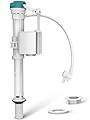 Toilet Fill Valve Replacement Kit - Universal Toilet Repair Kit Inside Tank Anti Siphon Height Adjustable, Leak-Proof Easy Install Fill Valve Replacement Kit for Toilet Tank