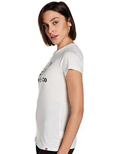 New Balance Essentials Stacked Logo, T-Shirt Donna...