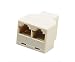 Produktbild 10x RJ45 Y Adapter Kupplung Splitter Verteiler Coupler Netzwerk Ethernet LAN
