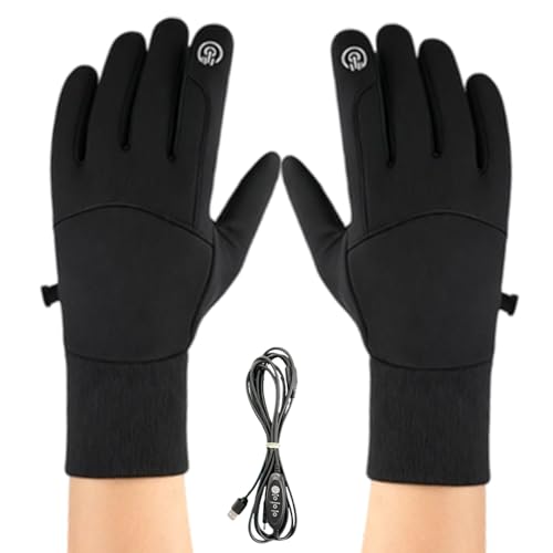 Mitaines branchées et gants chauffants USB d'hiver pour sport et snowboard