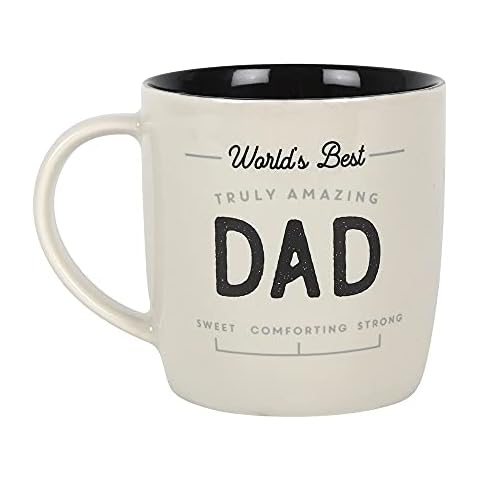 SJ TRADERS Gift for Dads, Amazing Dad Coffee Mug, Novelty Ceramics Gifts, Tea, Coffee and Hot Chocolate Cups, Party Presents for Your Dad from Daughter and Son (Truly Amazing Dad Mug) Cover