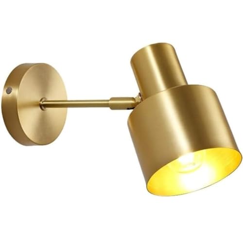 Lámpara de pared rústica con acabado premium en cobre auténtico para salones