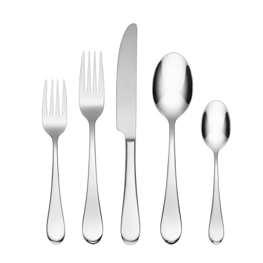 Oneida Icarus 45-Piece Flatware Set, Service for 8, Silver