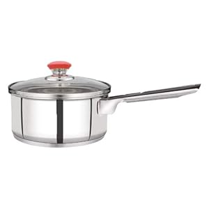 PREMIER Stainless Steel INDUCTIONBASE Saucepan with Glass LID 20CM CODE-0061510