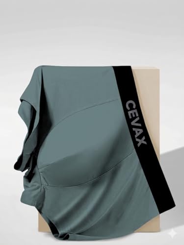 Image of Men's Boxer Briefs, Premium Cotton Stretch, 5-Pack, Navy Grey Maroon Teal Black