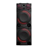 Aiwa Bocina Bluetooth DJ Top, Sistema de Audio Tipo Torre, Bocina con USB, Micrófonos, Luces LED, Bluetooth con TWS, 2500W PMPO y 250W RMS, Modelo...