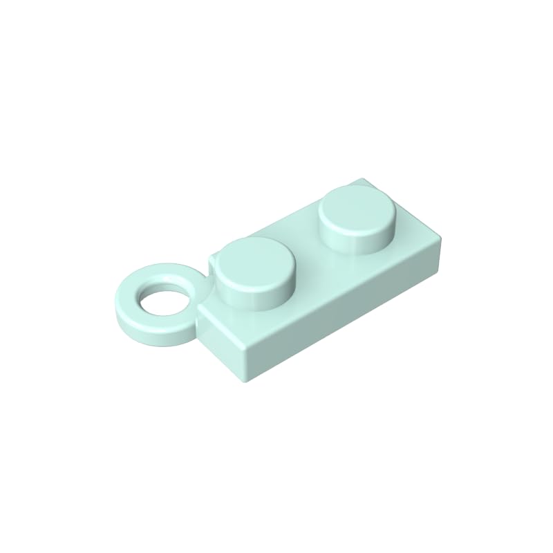 Gobricks 2429 Hinge Hinge Plate 1x4 Swivel Base 50 Pieces GDS-807 Compatible with Lego Building Blocks Color:Light Aqua โ image 1