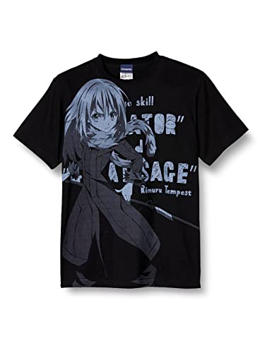 コスパ 転生したらスライムだった件 リムル テンペスト オールプリントTシャツ BLACK Sサイズ