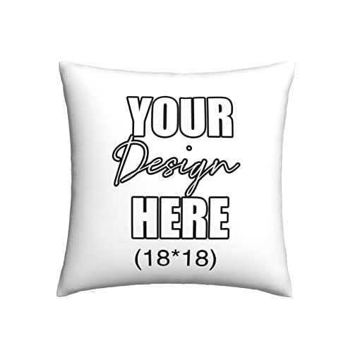 AmaPark Custom Design Photos or Text Outdoor/Indoor Throw Pillowcase, Personalized Pet Photo Pillow, Love Photo Throw Pillow, Wedding Keepsake Throw Pillow 18