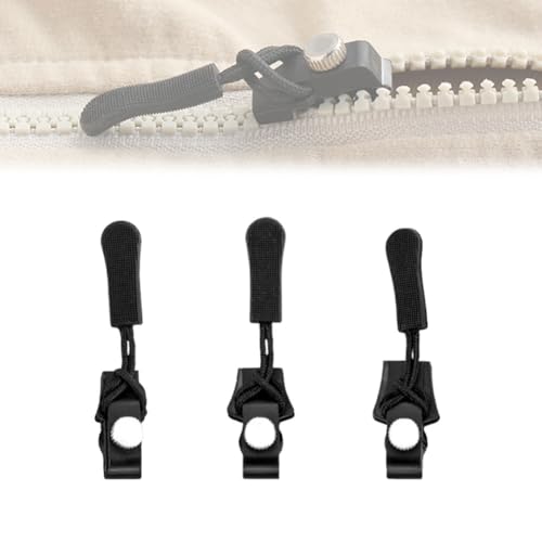 Reemplazo de deslizador de cremallera, kit de reparación de cremallera de repuesto, repuesto de tirador de cremallera, kit de reparación universal de cremallera para chaquetas, equipaje, bolsas (1