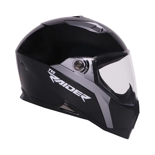 Image of TVS Helmet Raider Full Face Black and Grey - L