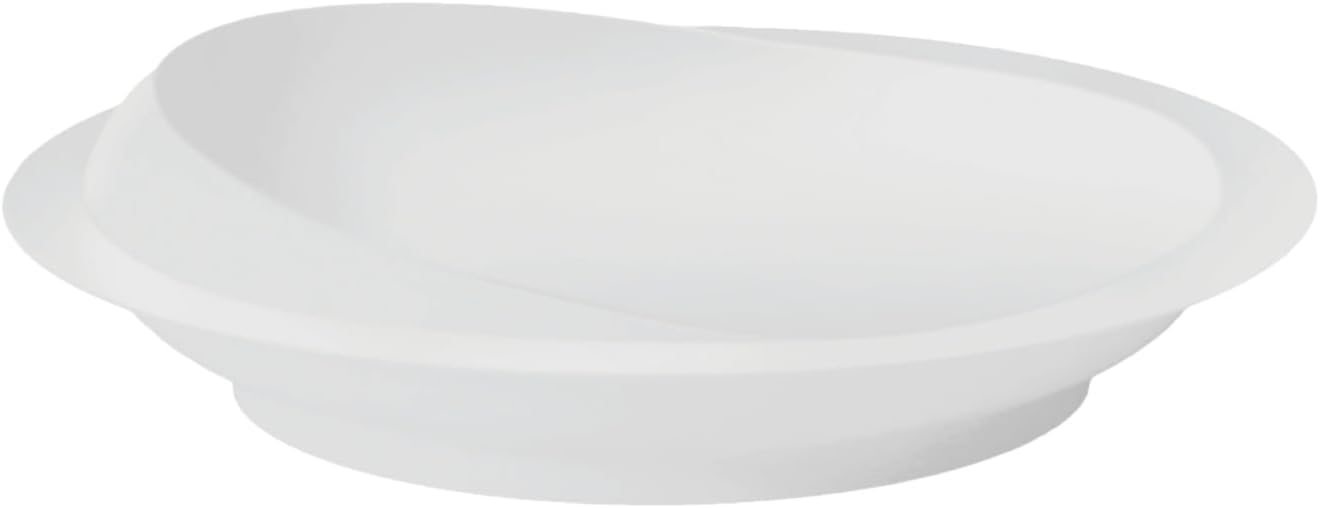 Aidapt Large Scoop Plate Eating Aid With Suction Base For Elderly and Disabled and Users With Limited Dexterity