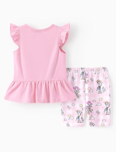 Image of Disney Minnie Mouse Frozen Princess Marvel Toddler Girls Clothes Long Sleeve Sweatshirt + Leggings 2pcs Outfits Set 2-6Y