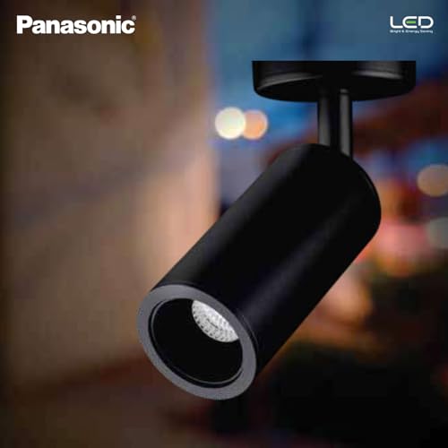 Image of Panasonic 3W LED Surface Spot, 4kV Surge Protection, Surface spot Light for False Ceiling, Photobiologically Safe, COB Spot Downlight for Home, 4000K Natural White Spot Light (Pack 4)