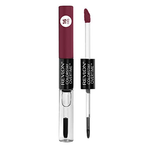 Image of REVLON Colorstay Overtime Lipcolor, Long-wearing, Shiny Lip color, Kiss proof & Smudge Proof. 99% Moisturizing ingredients, Always Sienna - (380)