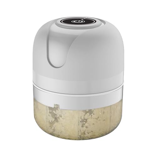 Chopper De Alimentos Eléctricos, Procesador De Alimentos Eléctricos, Licuadora De Helicóptero De Vegetales, Gadget De Cocina Inalámbrica Cargo Usb Procesador De Alimentos Pequeños Para Acampar De Coci