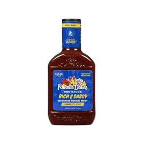 Famous Dave’s – 1 pck, Rich & Sassy BBQ Sauce (20 oz.)