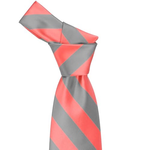 Image of tiemart Men's Striped Tie Standard Length