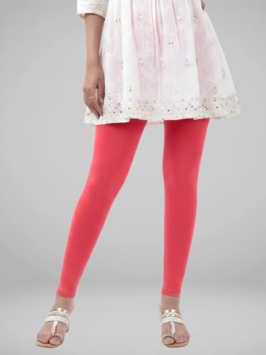 Image of Cotton Ankle Length Leggings for Women & Girls | No See Through