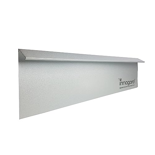 innogard S7050-001 – Schneckenzaun Typ 2 – Metall feuerverzinkt – Seitenteil 25 x 0,05 cm, 1 Stück – Länge 1 m