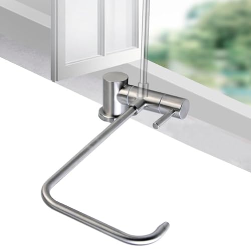 Mitigeur cuisine pliable compact en acier inoxydable brossé durable