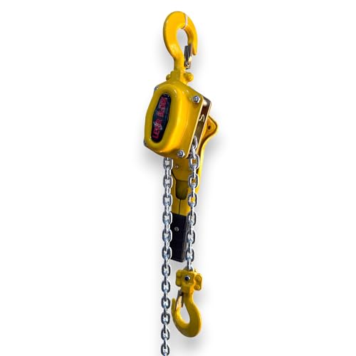 Image of BULLIFT Hand Lever Hoist 0.75 Ton - 1.5 Meter Lift | Heavy Duty Manual Lever Block with Alloy Steel Load Chain | Industrial Chain Puller for Lifting & Rigging