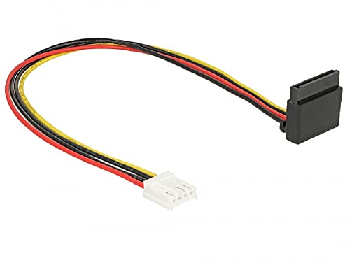 DELOCK 85510 CABLE POWER FLOPPY 4PIN H SATA 15PIN H 0.30M
