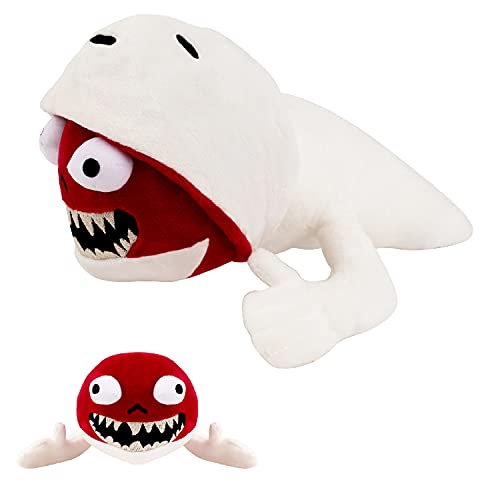 10 Inches Siren Head Bridge Worm Plush Toy , Bridge Worm Plush , Worm Toy Party Gift (White)