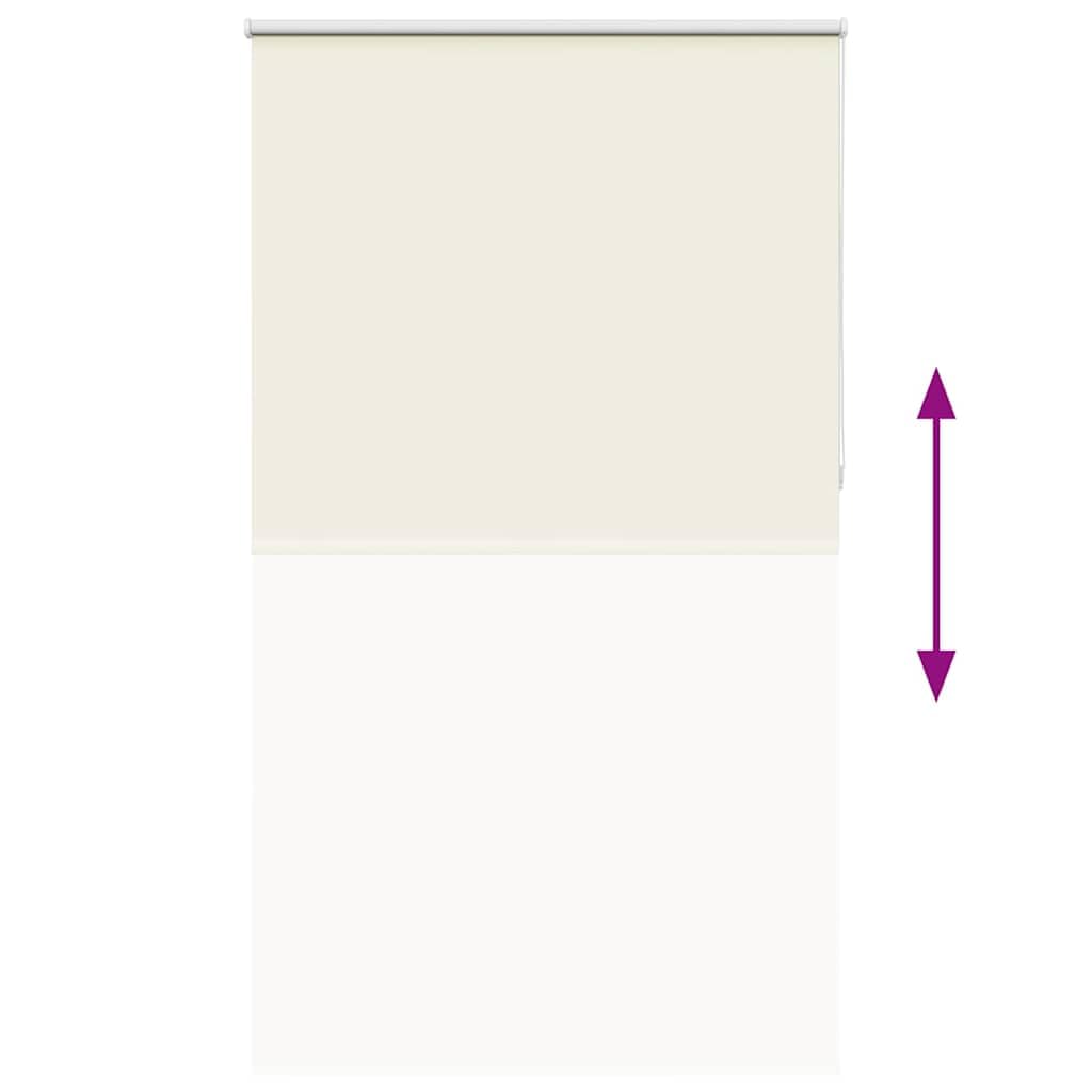 vidaXL Store Enrouleur occultant Blanc cassé 140x230 cm Largeur Tissu, Store de Jour et de Nuit, Store de Cuisine, Store Enrouleur occultant
