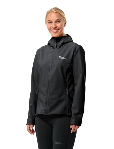 Jack Wolfskin Damen Bornberg Hoody W Softshelljacke, Schwarz, 3XL EU